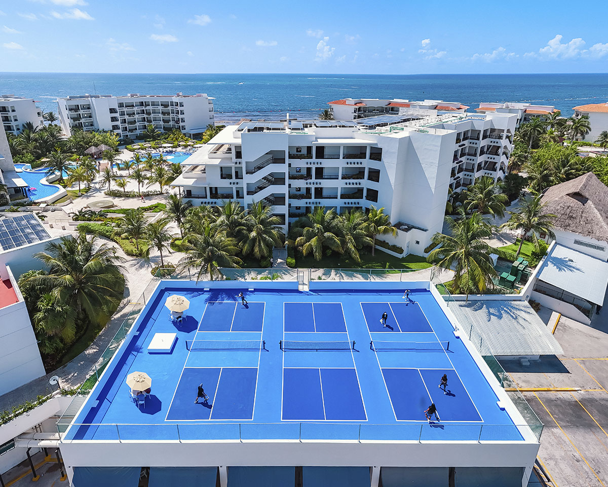 Pickleball courts at El Cid Marina